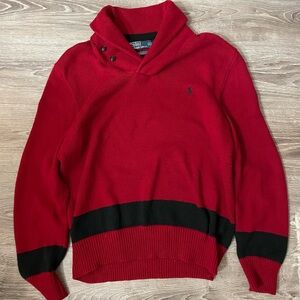 Vintage 90’s Polo Ralph Lauren Shawl Sweater - Size M